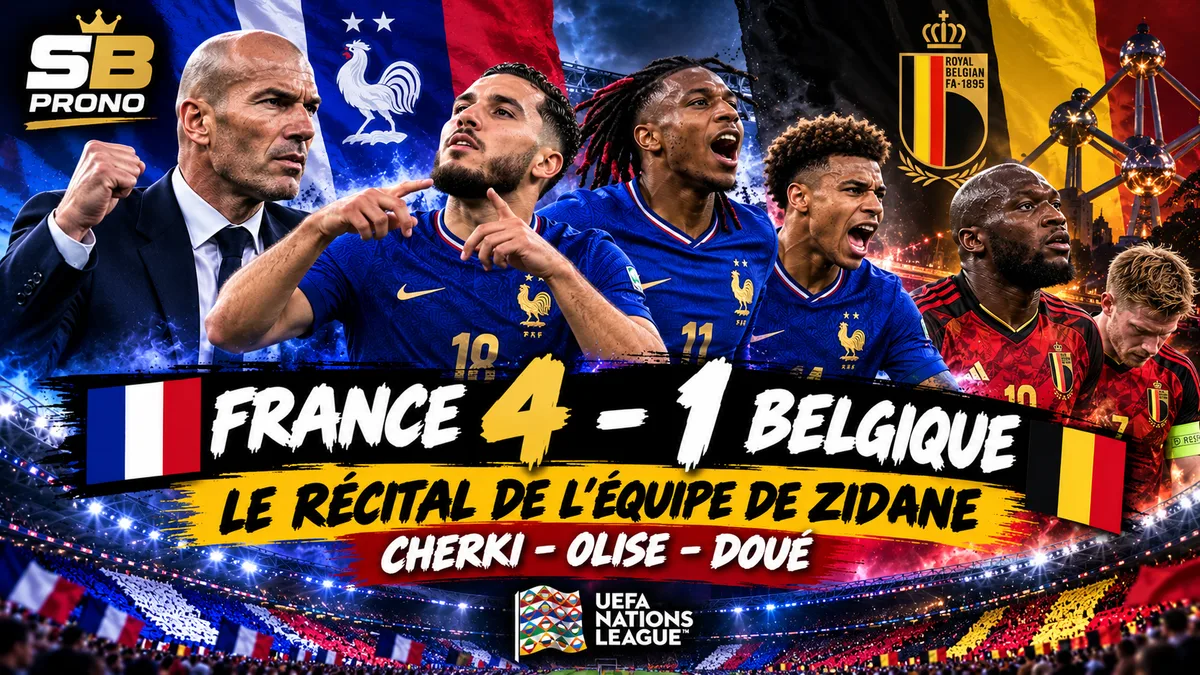 France-Belgique (4-1) : le récital des Bleus et le coaching gagnant de Zidane