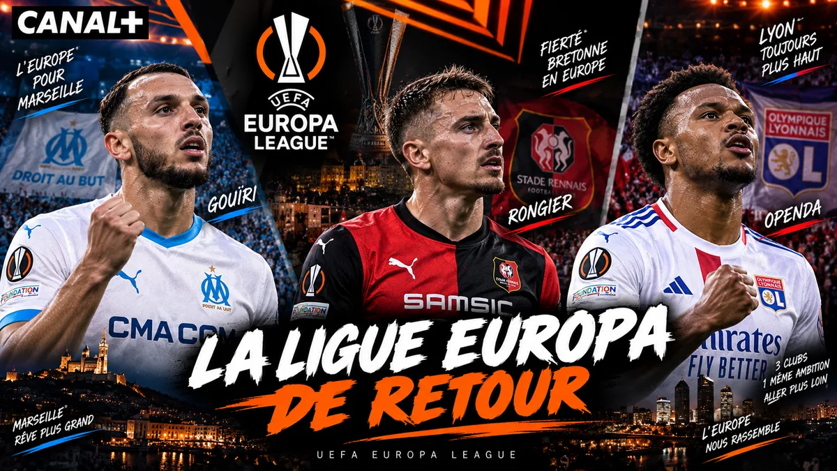 Ligue Europa : le retour mercredi et jeudi, avec l’entrée en lice de l’OM, l’OL et Rennes
