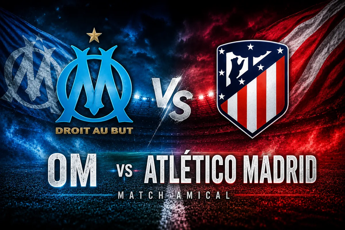 OM – Atlético Madrid : un amical de prestige au Vélodrome le 14 août
