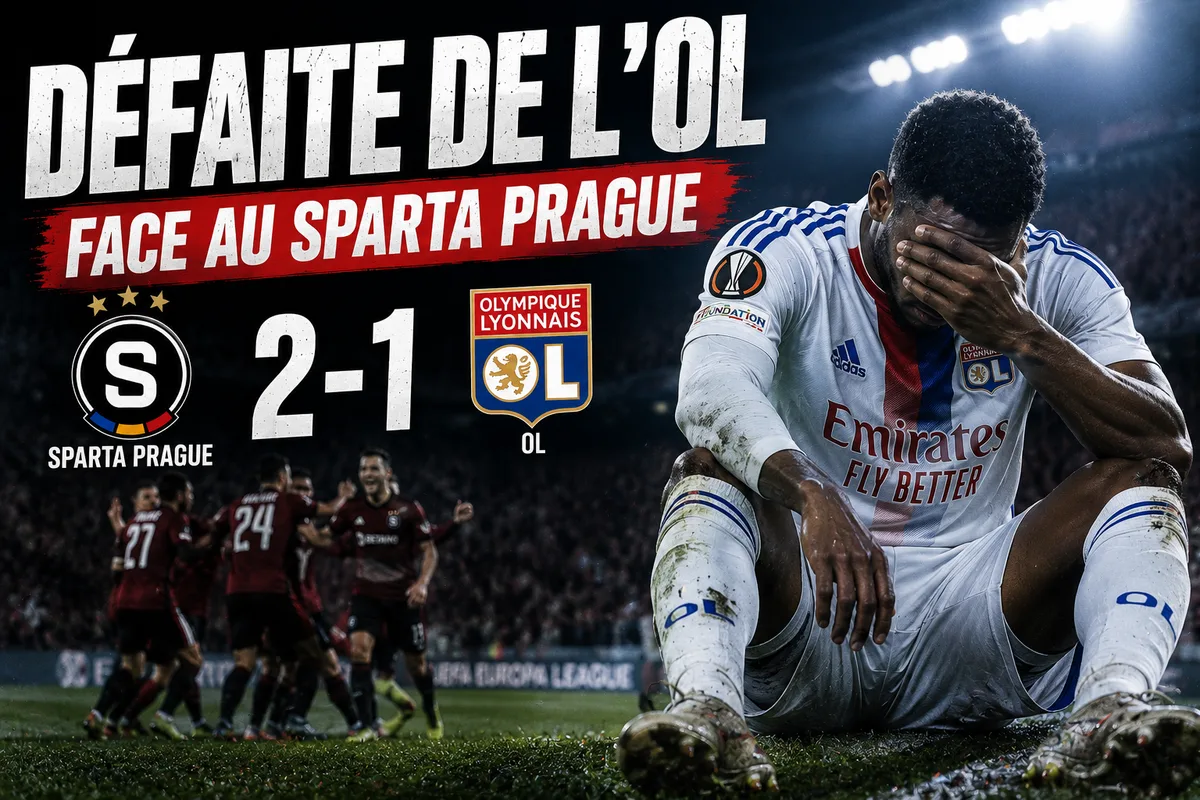 Sparta Prague – OL : les Lyonnais trop passifs s’inclinent 2-1, mais tout reste jouable
